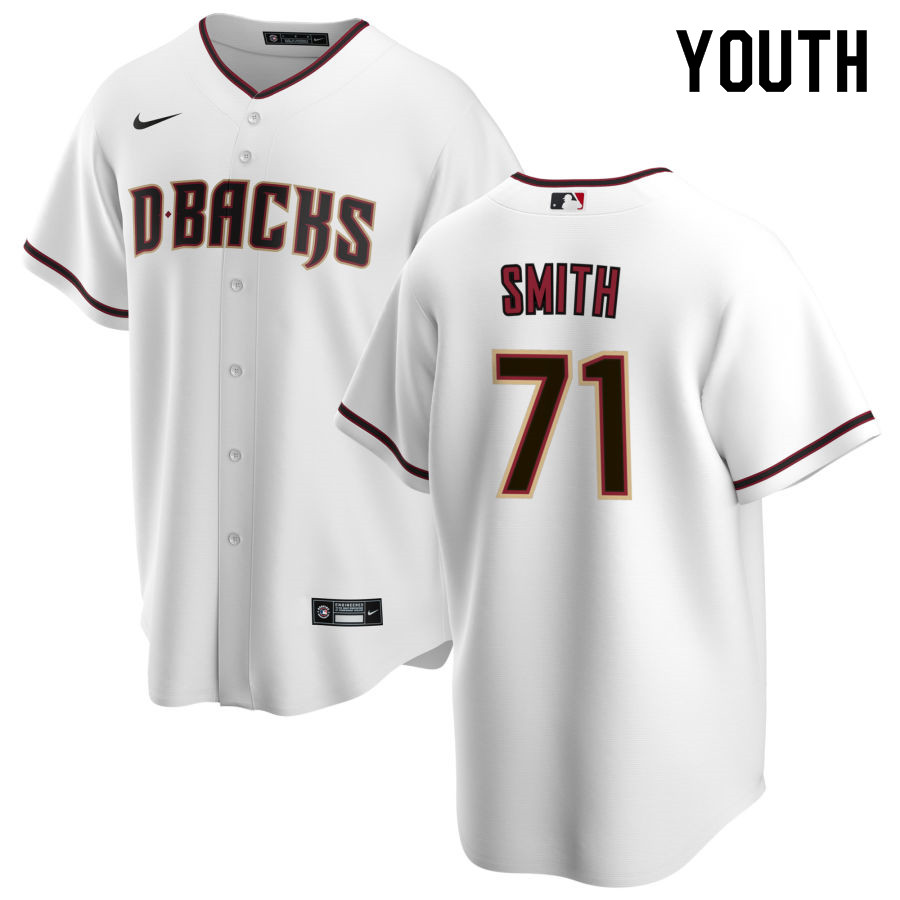 Nike Youth #71 Riley Smith Arizona Diamondbacks Baseball Jerseys Sale-White